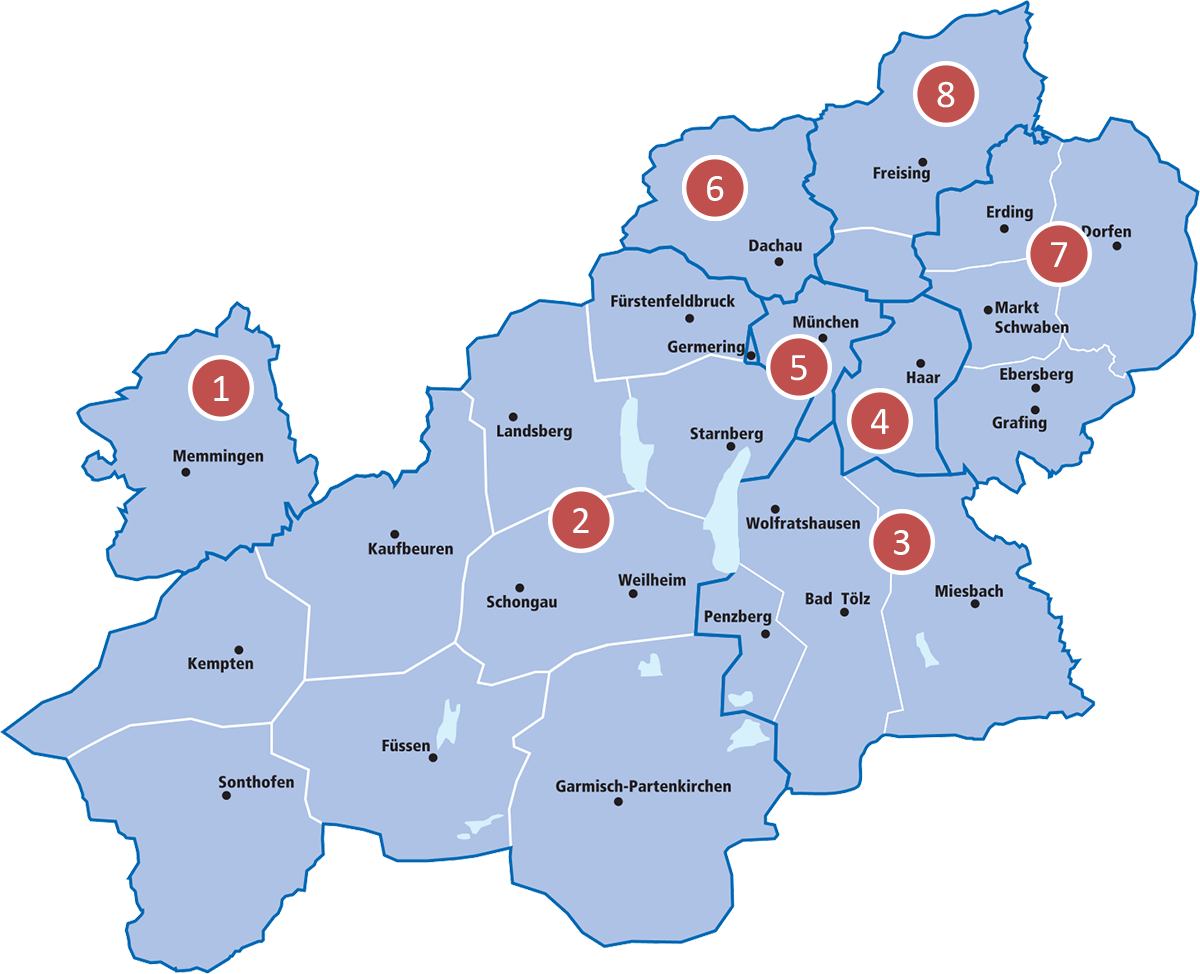 Verbreitungsgebiet Wochenzeitungen München Stand 2026